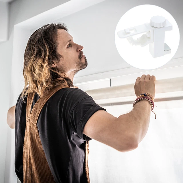 Gancio Per Asta Per Tende Clip Per Asta Bagno Supporto A Parete Porta Canne