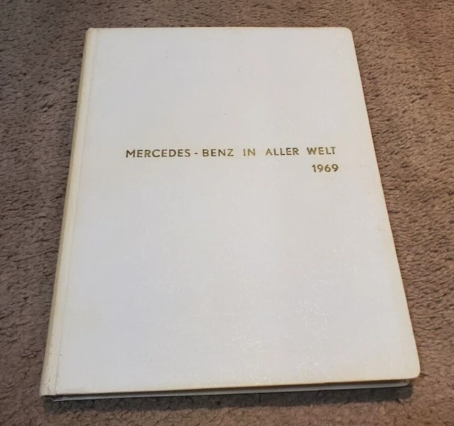 Mercedes - Benz  IN ALLER WELT Hardcover complete collection 1969/1970 Vintage