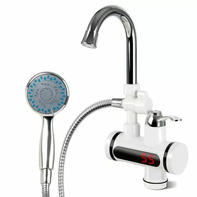 Pommeau de Douche Rond Tour 30 CM Salle de Bain Effet Pluie Mince Chrome Douche