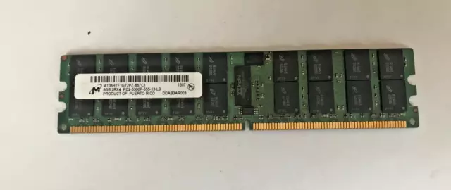 Micron MT36HTF1G72PZ-667C1  8GB PC2-5300 DDR2-667MHz ECC Registered CL5 240-Pin