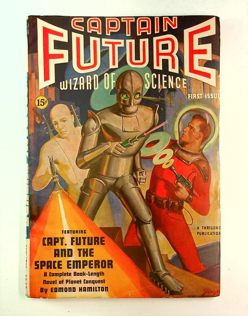 Captain Future Pulp Jan 1940 Vol. 1 #1 GD/VG 3.0 TRIMMED