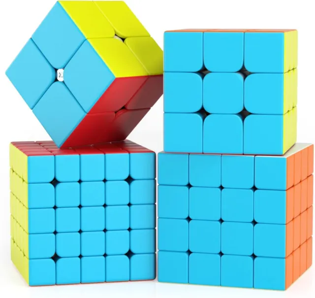 Rubik's Cube 2x2x2+3x3x3+4x4x4+5x5x5 Cube magique enfant jeu de réflexion