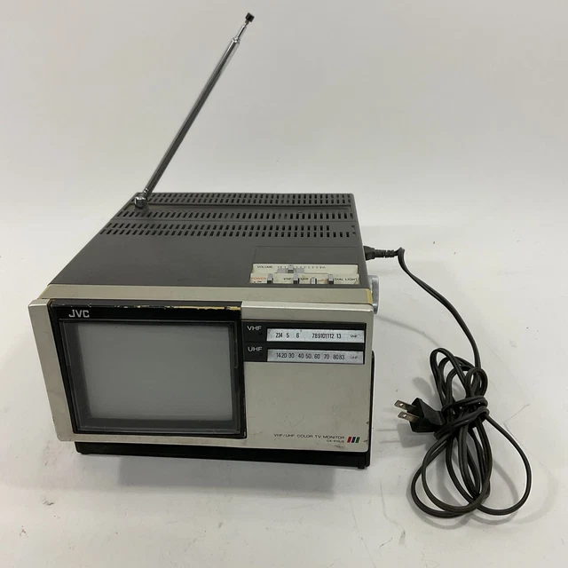 Moniteur télévision couleur VHF/UHF CX-610PF JVC vintage made in JAPAN
