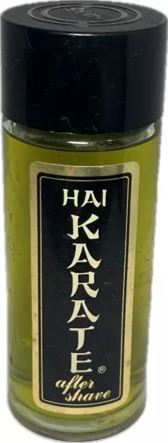 New Full Orig Scent Leeming Pfizer Hai Karate 4 oz Aftershave After Shave Splash