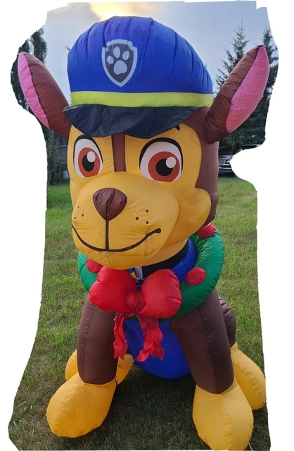 GEMMY PAW PATROL Chase Wreath Airblown Inflatable 7 Ft $109.20 ...