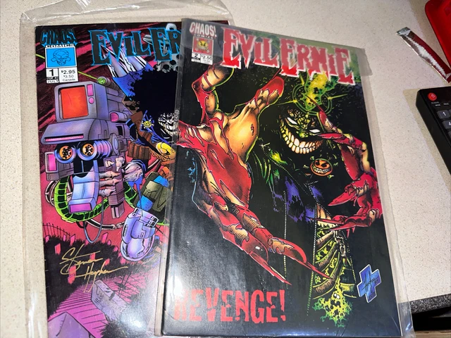 Chaos Comics EVIL ERNIE Revenge! #2 And the resurrection 1 1994 Lot