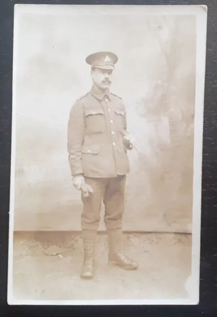 France Lincolnshire Regiment MILITARY POSTCARD Soldier WW1 WWI 1263