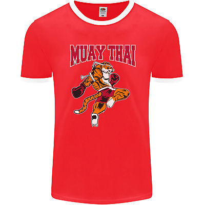 Tigre MUAY THAI MMA Arti Marziali Miste Da Uomo Suoneria T-Shirt FOTL 3