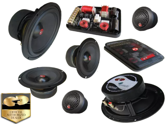 NIB CDT AUDIO ES-642i 3-WAY 6.7" GOLD SERIES CAR AUDIO COMPONENT SET FREE GIFT!!