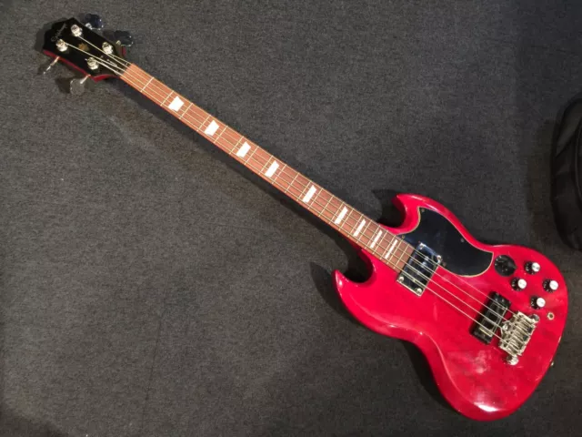 Used Epiphone By Gibson EB-3 SG Bass CHERRY Red 3.5kg W/GB