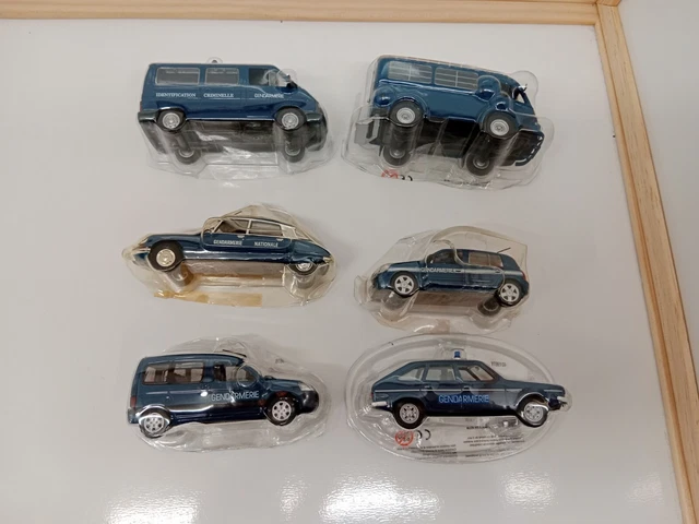 Coffret 5 Voitures Miniatures Norev - Véhicules De Secours (Police, Pompier) à L'Échelle 3 Inches (~8 Cm) - Compatible Avec Certaines Marques - 6