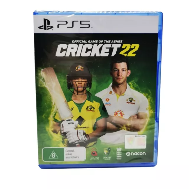 Cricket 22: the Official Game of the Ashes - Playstation 5 - NEW Sealed PS5