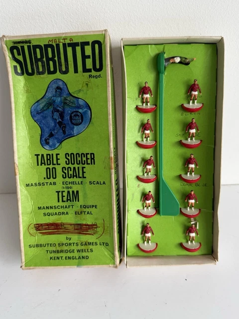 Subbuteo Heavyweight Teams Arsenal Lincoln Rotherham - Réf 16 - Boîte D'origine