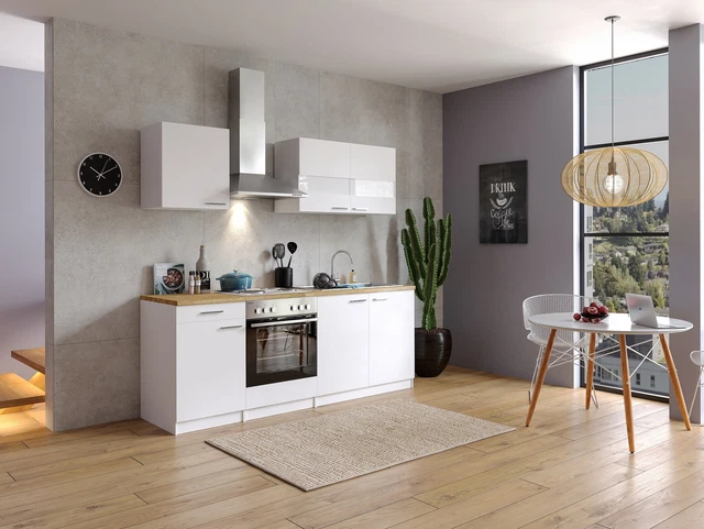 Cucina attrezzata cucinino Bianco Malia 210 CM respekta