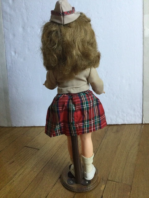 Vintage Ideal Shirley Temple 15” Doll Wee Willie Winkie Tagged Dress W/Pin 1950s 2