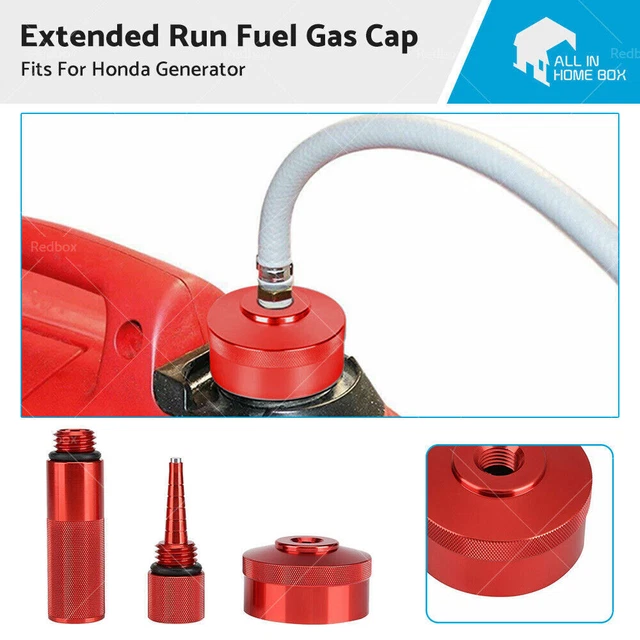 EXTENDED RUN FUEL Gas Cap Funnel Fit For Honda Generator EU2000i 1/4