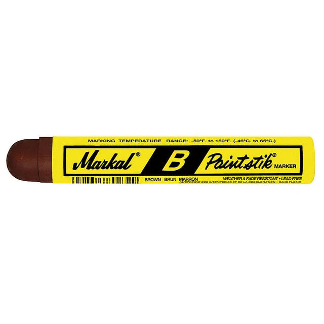MARKAL 80229 Paint Marker,11/16 In.,Brown,PK12