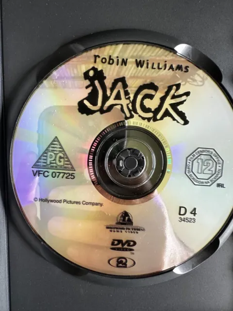 Jack 1996 DVD Robin Williams Rapidement Vieillissant Garçon Film Drame Comédie 3