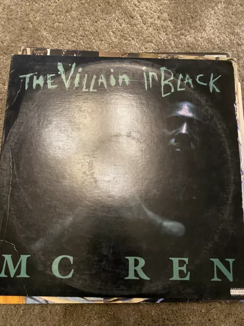 MC Ren - The Villain in Black Explicit Lyrics ( VINYL LP ) Original Pressing