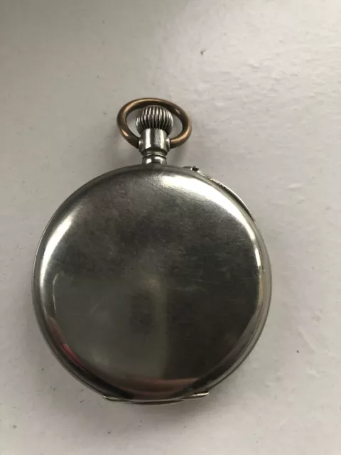 Stunning RUSSIAN Imperial PAVEL BURE ANTIQUE POCKET WATCH Size 16S Silver Color 2