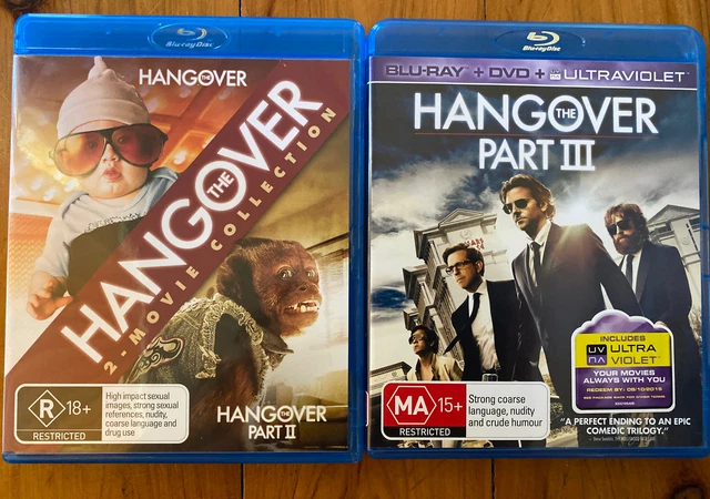 THE HANGOVER TRILOGY 1 2 & 3 DVD Bradley Cooper Comedy Region 4  