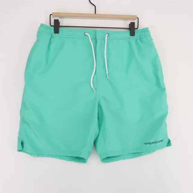 Vineyard Vines Swim Trunks Shorts Mens Medium Aqua Mesh Lined