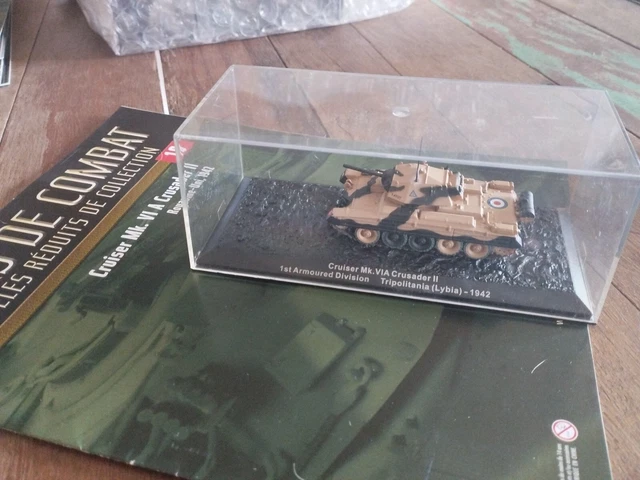Chars de combat Altaya char 18 cruiser mk VIA crusader II 1942 lybie + fascicule