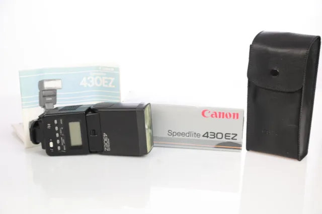 Canon Speedlite Blitz Aufsteckblitz 430 EZ mit Leder Tasche EOS