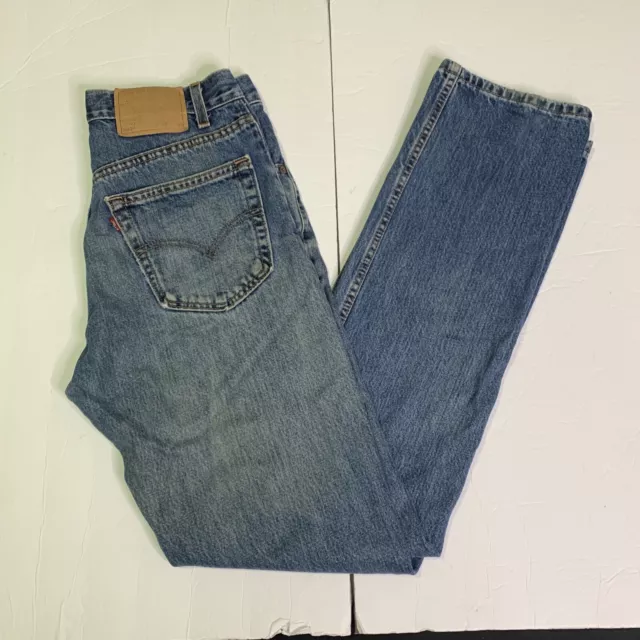Vintage Levis 505 Jeans 32x34 90s Regular Fit Made In Usa Distressed