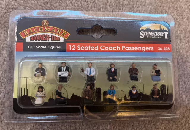 Bachmann Scenecraft 36-408 12 Seated Coach Passengers OO Gauge