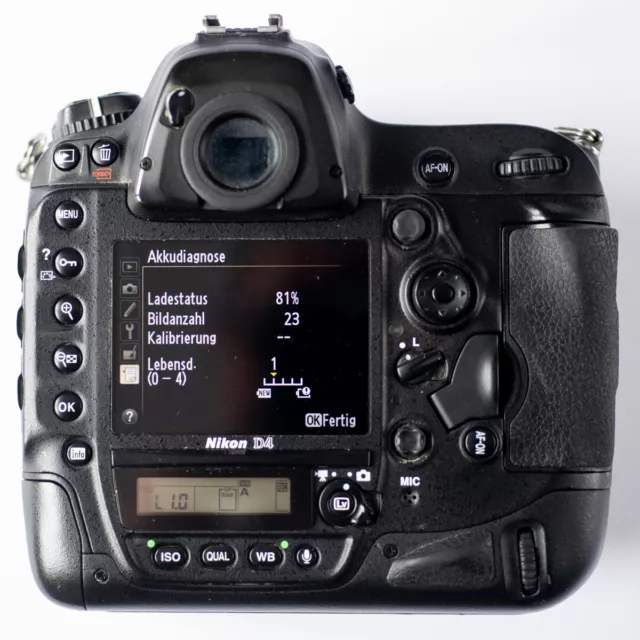 Nikon D4 16.6 MP SLR-Digitalkamera (nur Gehäuse) 139K Auslösungen - Gebraucht 2