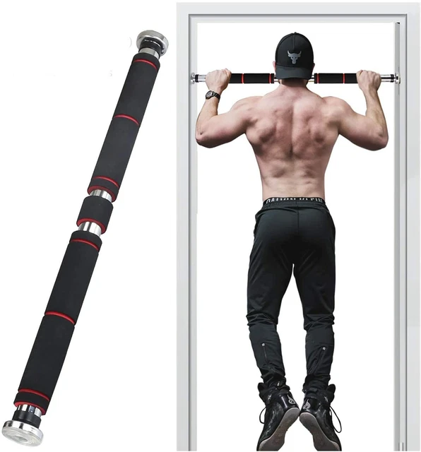 Barra de dominadas Ajustable para puertas gimnasio en casa ejercicio Pull Up Bar