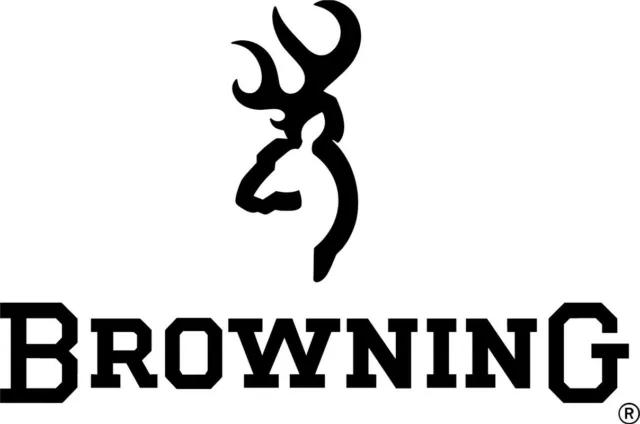 Browning fishing logo 6" sticker decal angling fly fish tackle box vinyl sticker