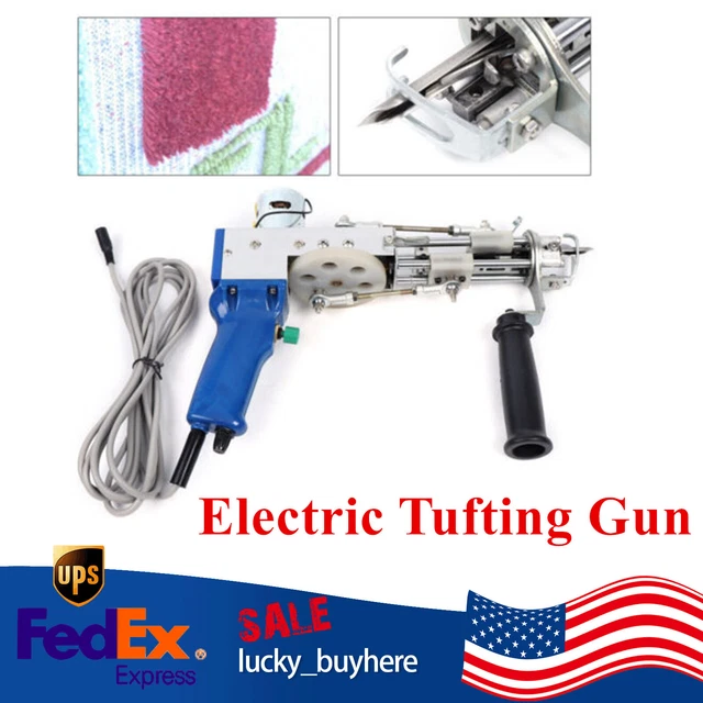 Kit de máquina de tejido flocante de alfombra eléctrica de 50 W 9 mm-21 mm