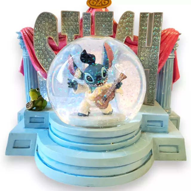 Disney Lilo & Stitch Vintage Photos Mini Light-Up Snow Globe 3