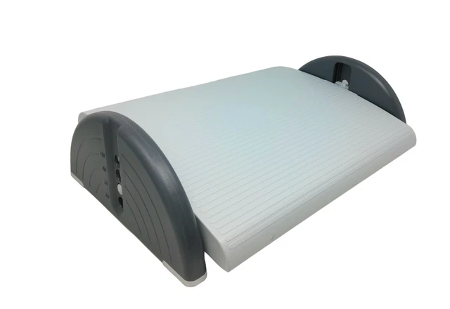 Wedo 2751037 Fußstütze (Relax Plus verstellbar) lichtgrau, 52 x 35 x 14 cm