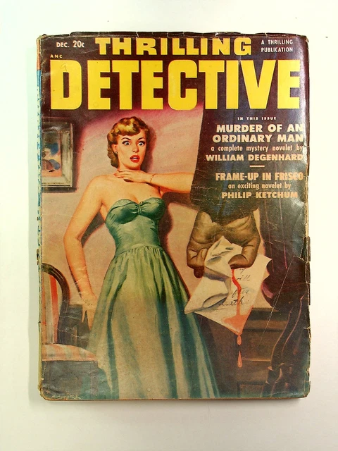 Thrilling Detective Pulp Dec 1950 Vol. 67 #1 FR