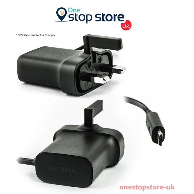 Microsoft AC-18X Micro USB Chargeur Mural Secteur Pour Nokia Lumia 535 650 540