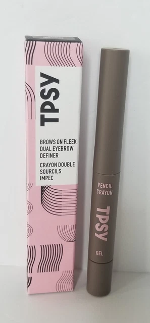 Tpsy Brows On Fleek Dual Eyebrow - Dark Mocha Nibs -New