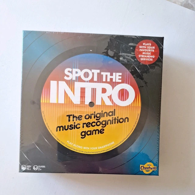 Cheatwell Games Spot The Intro 1990s Edition – Gioco Musicale Con QR Code E Streaming