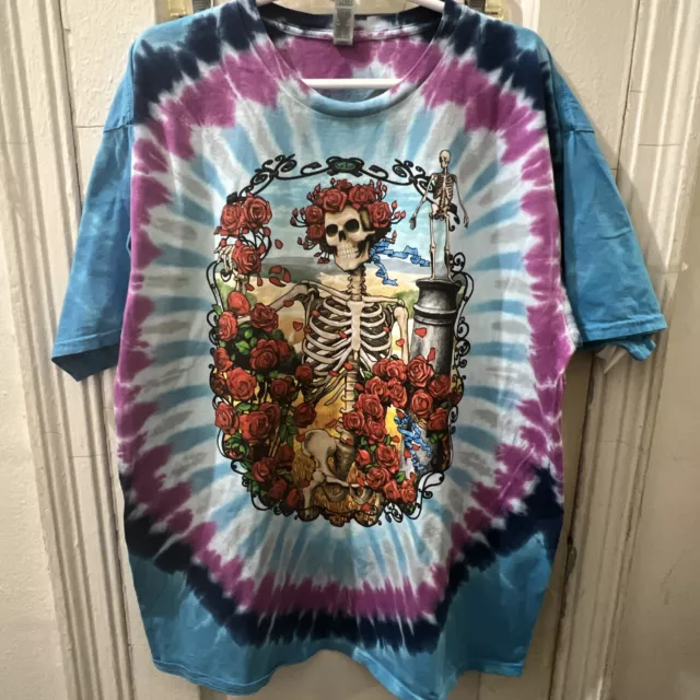 VTG 1998 Grateful Dead 26th Year Gildan Tag 90s Mens Size 2XL Tie Dye T-shirt