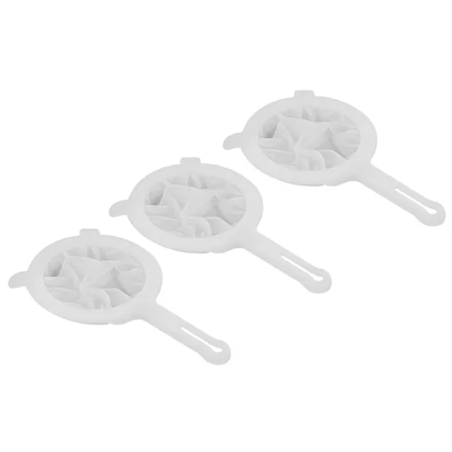 3Pcs 100/200/400 Mesh Kitchen  Milk Passoire à Mailles Ultra-Fines CuillèRe2050