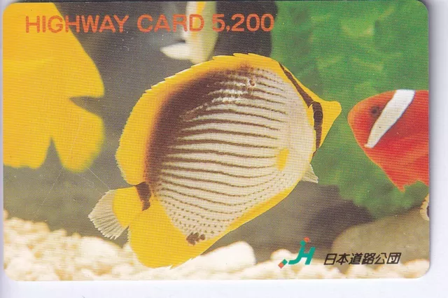 Asie Telecarte / Phonecard .. Japon 5.200Y Tamura Jh Poisson Fish