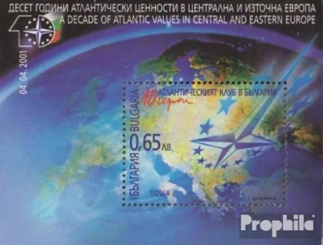 Bulgarien Block247 (kompl.Ausg.) postfrisch 2001 10Jahre Atlantischer Klub