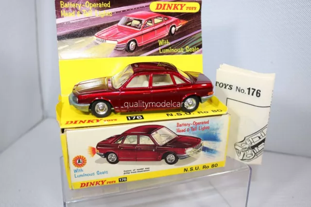 Dinky Toys 176 N.S.U. Ro 80 very near mint in great box all original condition