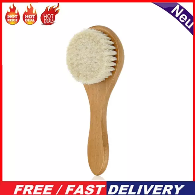 Baby Rubbing Artifact Wash Hair Beech Wool Brush Haircut Soft Cleaning