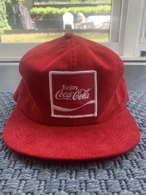 Vintage Enjoy Coca-Cola corduroy hat