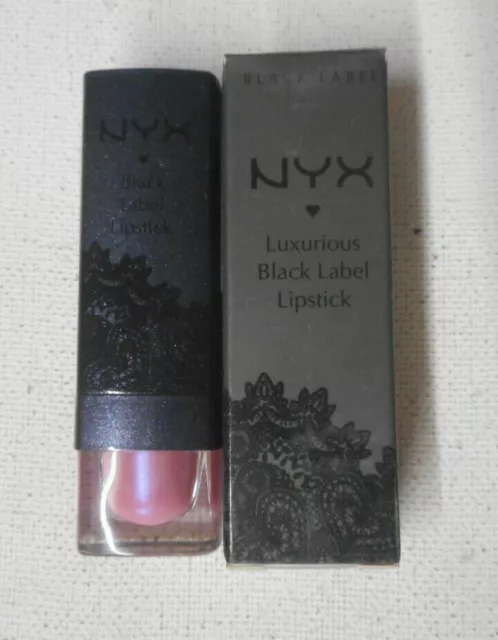 1 lipstick NYX Black Label Luxurious Lipstick  BLL 141 SHELL unsealed NIB