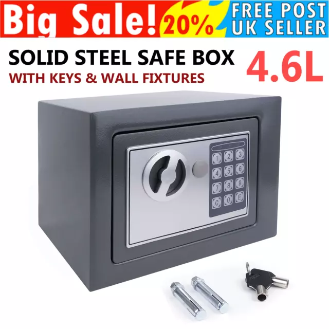 Secure Digital Steel Safe High Security Electronic Home Office Money Safety Box