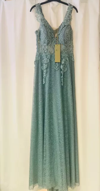 abiye abendkleid + NEU MIT ETIKETT 🩵 Größe 40 BABY BLAU